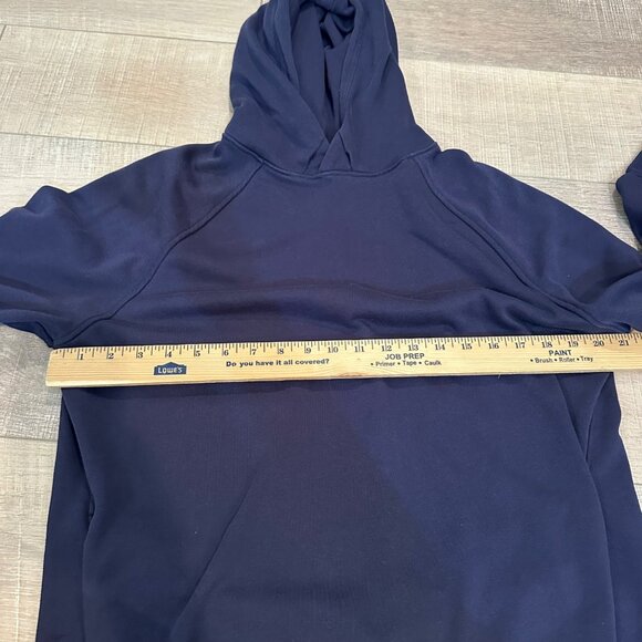 KENNETH COLE WOMENS LARGE ACTIVE NAVY BLUE HOODIE - Picture 4 of 8